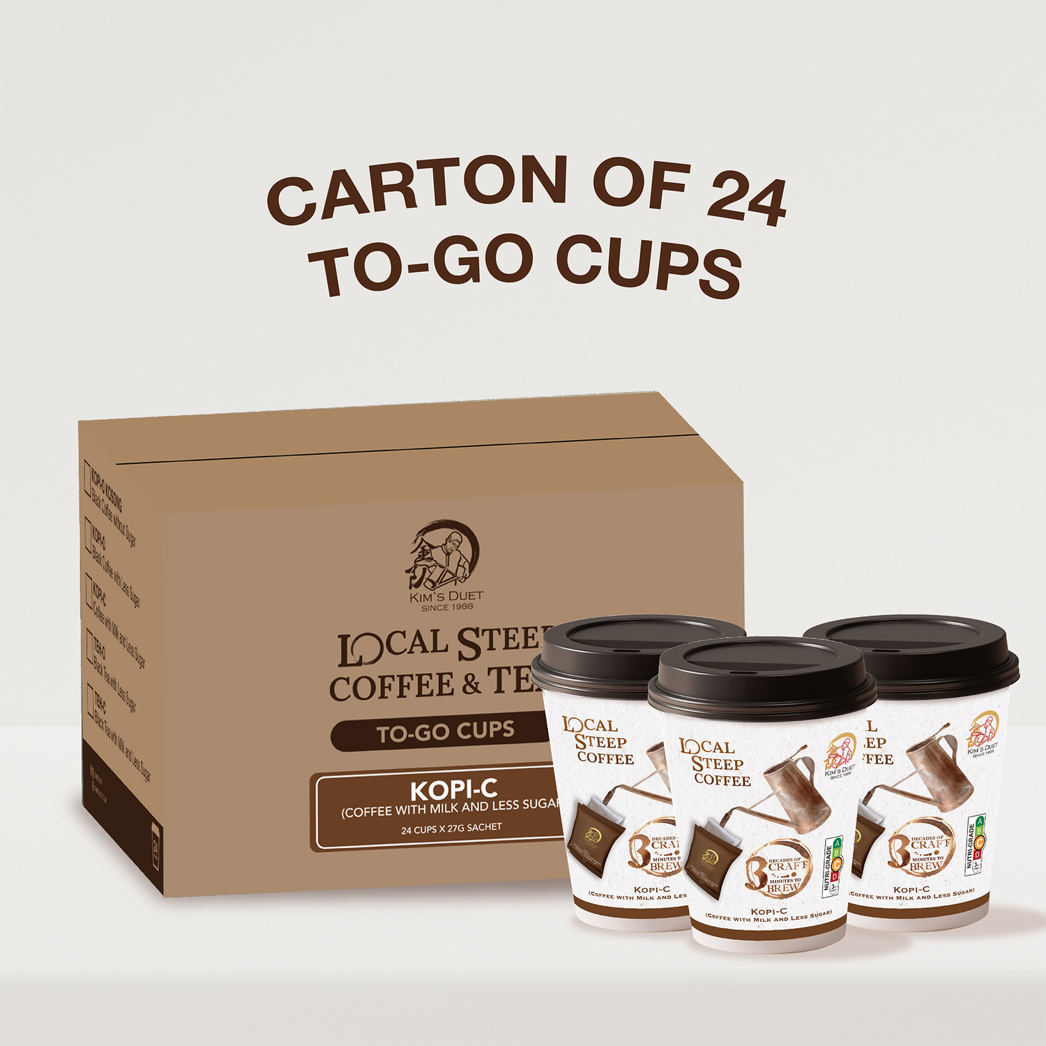 Kopi-C To-Go Cup (Carton Deal)
