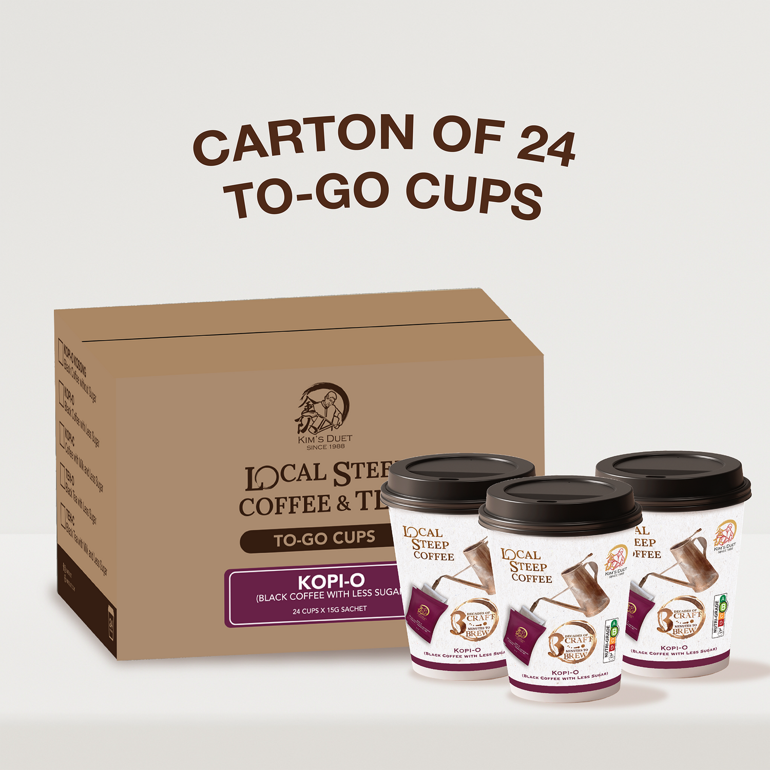 Kopi-O To-Go Cup (Carton Deal)