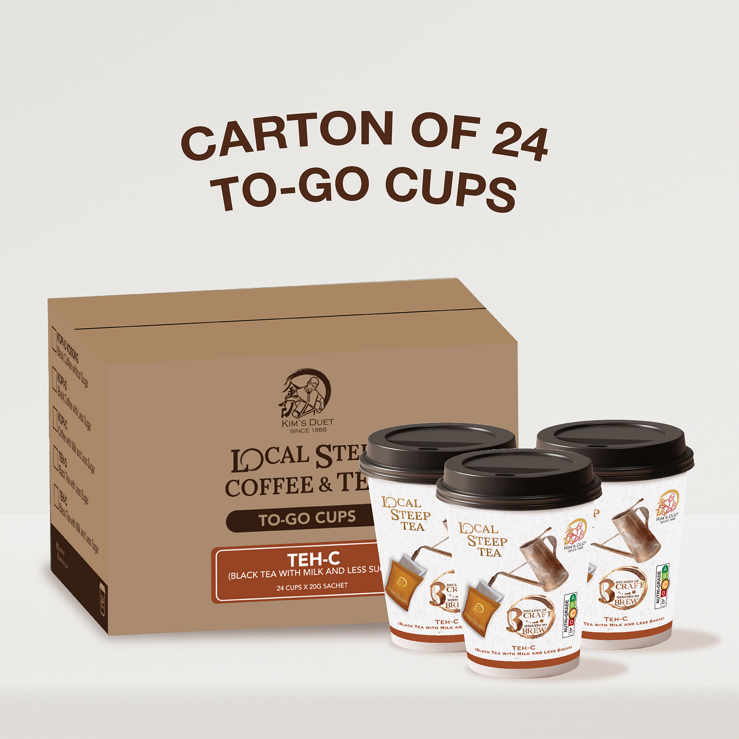 Teh-C To-Go Cup (Carton Deal)