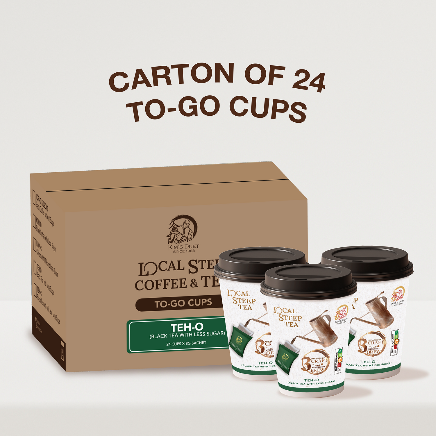 Teh-O To-Go Cup (Carton Deal)