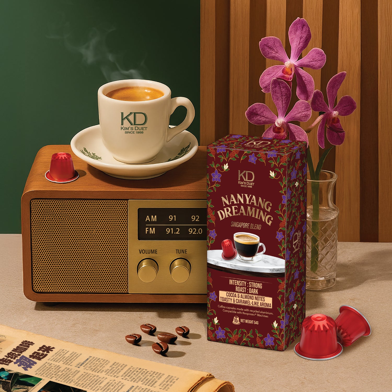 Nanyang Dreaming Coffee Capsules