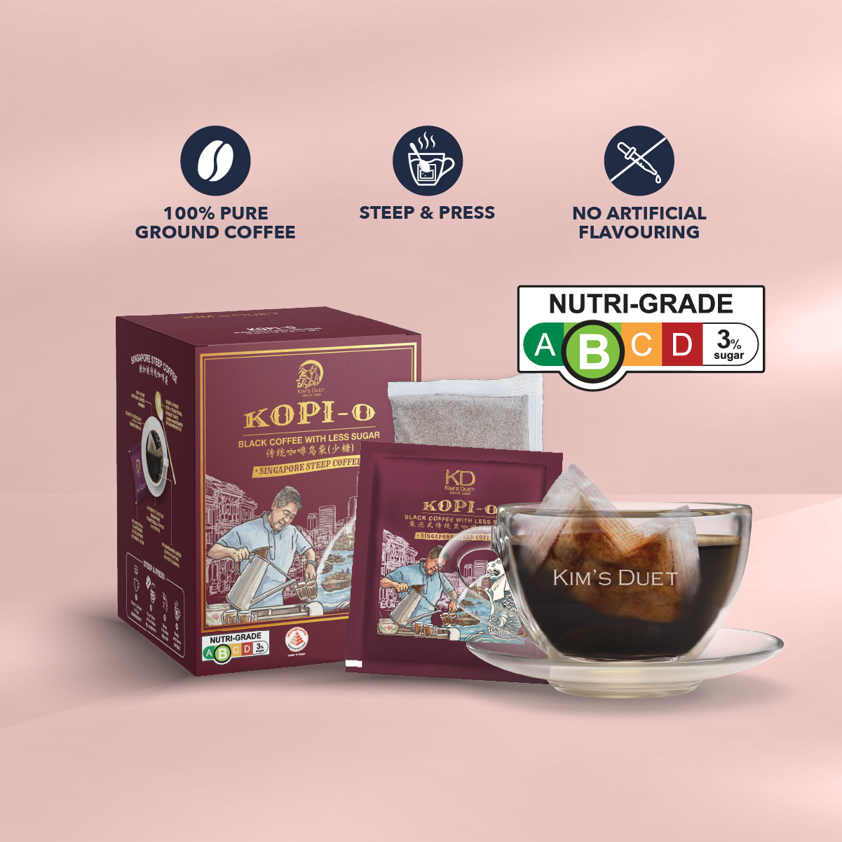 Kopi-O (Box of 10 sachets)