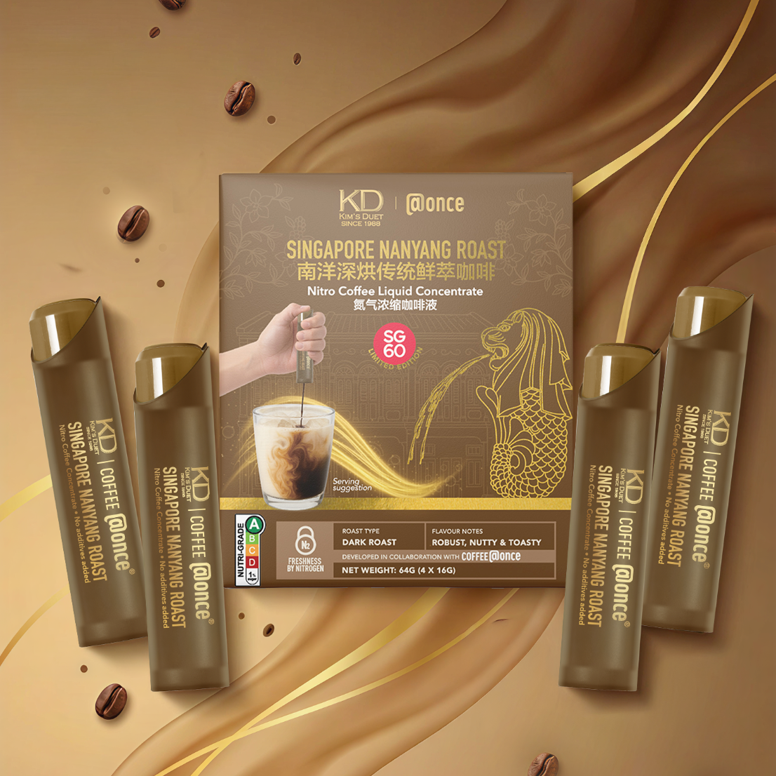 Singapore Nanyang Roast Nitro Coffee Liquid Concentrate