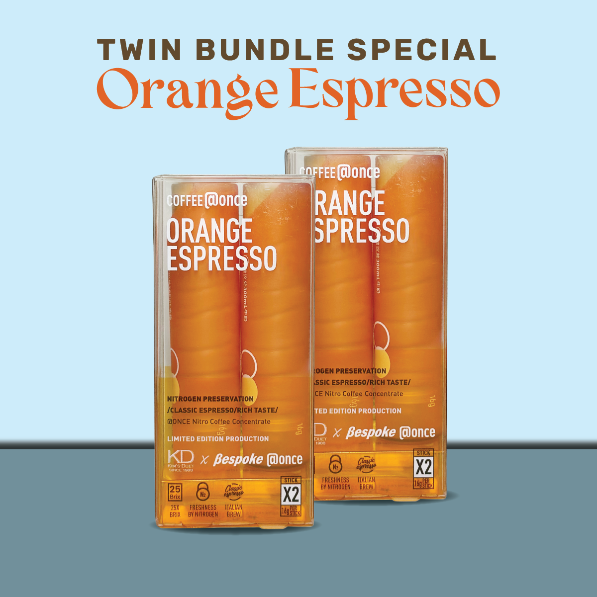 TWIN BUNDLE: Orange Espresso | Nitro Coffee Concentrate