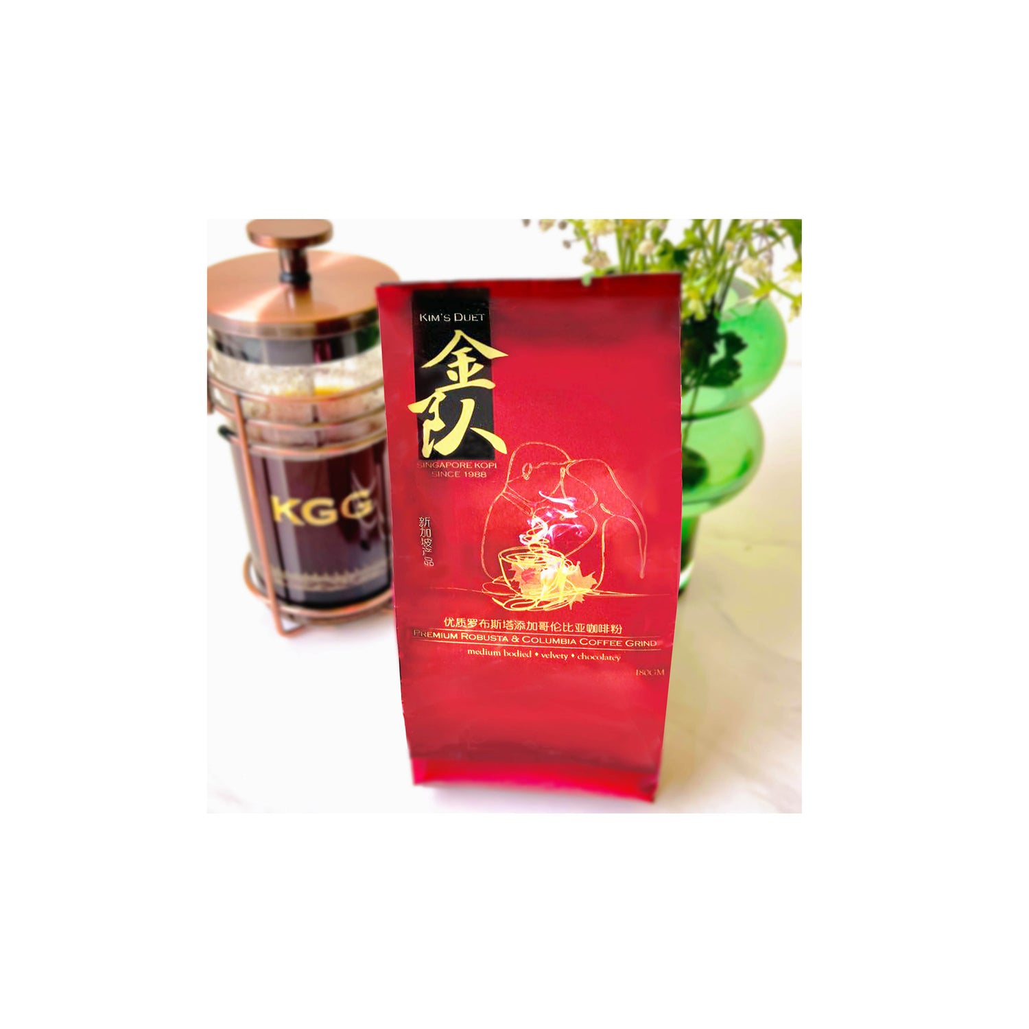 Premium Robusta & Colombian Coffee Grind