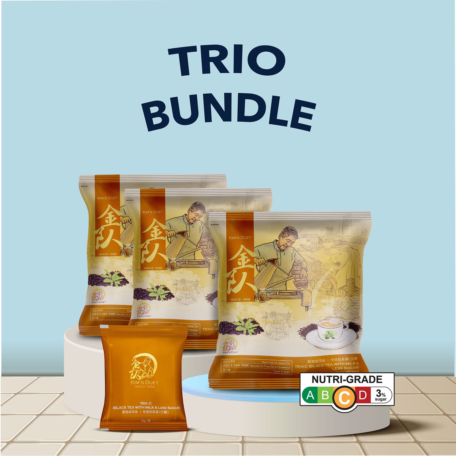 TRIO BUNDLE: Teh-C